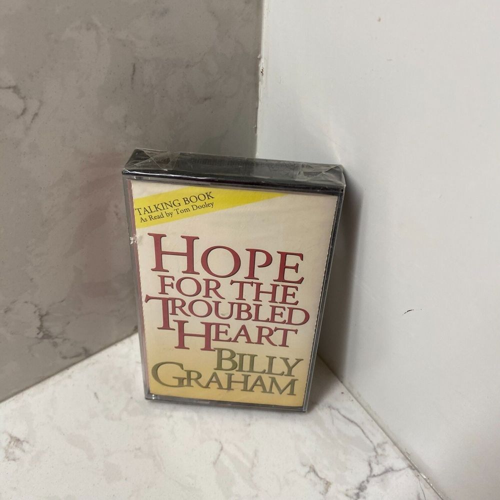 Hope for the Troubled Heart by Graham Billy Religion Audio Cassette‎ Tape Sealed
